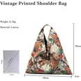 thumbnail image 3 of JUYGO Canvas Handbag for Women Ethnic Style Tote Top Handle Summer Beach Large Shoulder Bag, 3 of 6