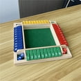 thumbnail image 3 of RYRDWP Clearance Jeu de Cartes à Retourner Numérique en Bois pour 4 Joueurs – Édition Chiffres Rouges Jouet de dés Interactif pour Enfants et Adultes – Jeu de Loisir Casse-Tête avec Construction en Bois de Caoutchouc, 3 of 4