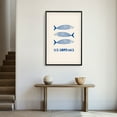 thumbnail image 3 of Eastern Print Sardines Wall Art Print Retro Food Poster Kitchen Seafood Illustration Trendy Home Decor, Size 16x24 UNFRAMED, 3 of 5