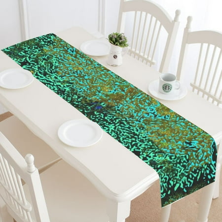 

MKHERT Tree of Life Table Runner for Wedding Party Banquet Decoration 14x72 inch