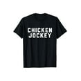 thumbnail image 1 of Funny Chicken Jockey Fun Gag Meme Humor T-Shirt-3XL, 1 of 2