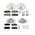thumbnail image 3 of PowerStop Front and Rear Z23 Evolution Sport Carbon-Fiber Ceramic Brake Pad and Drilled & Slotted Rotor Kit Fits: SUBARU Select Models K1121, 3 of 10