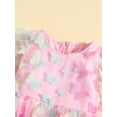 thumbnail image 4 of Wassery Baby Girls Halloween Cosplay Dress Infant Girl Butterfly Wings Princess Dress Toddler Fall Long Sleeves Tulle A-line Dress for Birthday Party Wedding Pageant 6M-4Y, 4 of 9