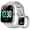 Grey, variant on IOWODO 1.85 Smart Watch with Bluetooth Call (Answer/Make), 100+ Sports Modes, AI Voice Assistant, IP68 Waterproof Fitness Tracker for Android and iPhone, Gift for Women Men (Pink)