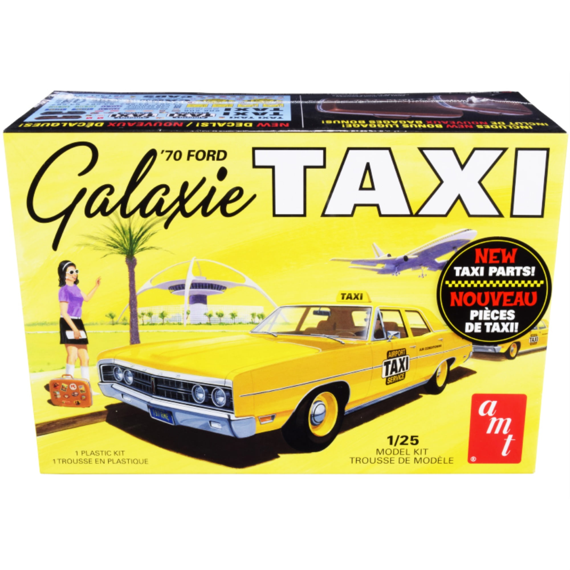 AMT1243M 1970 Ford Galaxie Taxi AMT 