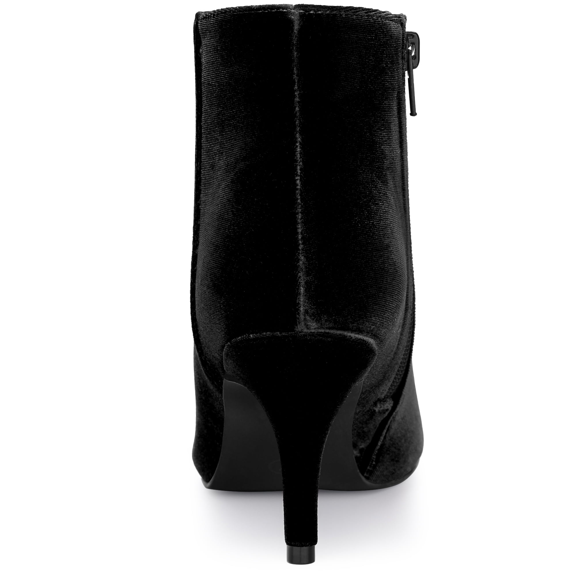 DARING DIVA Women's Pointy Toe Stiletto Heels Ankle Boots Black US 7