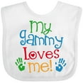 thumbnail image 3 of Inktastic My Gammy Loves Me Boys or Girls Baby Bib, 3 of 4