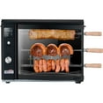 thumbnail image 6 of Brazilian Flame Brazilian Gas Rotisserie Grill with 3 Skewers in Black, 6 of 16
