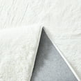 thumbnail image 2 of JML Fluffy Shag Rugs for Living Room Large Carpet Plush Area Rugs for Bedroom White 5'x 7' 5' x 8', 2 of 5