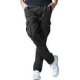 thumbnail image 6 of Matchstick Men Regular Fit Straight Leg Cotton Cargo Pants with 6 Pockets, 6 of 6