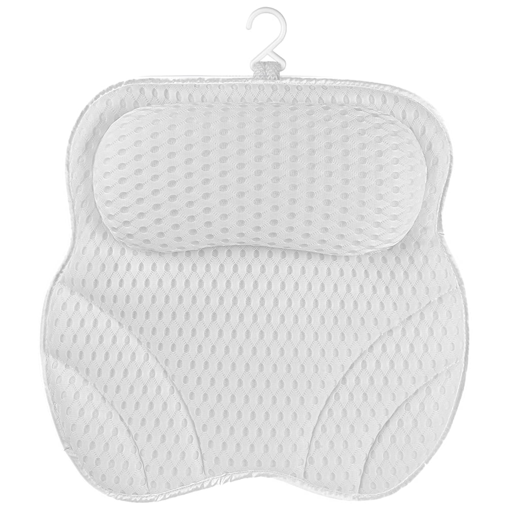 Luxury Bath Pillow with 6 Strong Suction Cups for Tub, Extra Large Size ...