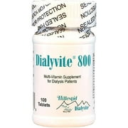 Hillestad Labs Dialyvite 800 Multi- Supplement for Dialysis Patients, 100 , Yellow, Original