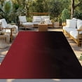thumbnail image 3 of Outdoor Rug 5x8 ft Red Black Ombre Waterproof Outdoor Patio Rug Mat Non Slip Outside Area Rugs Carpet for RV,Camping,Porch,Deck,Pool,Balconybackyard,Aesthetic Abstract Watercolor, 3 of 9