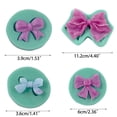 thumbnail image 2 of SIEYIO Mini Love Heart Bow Silicone Mold Handmade Candle Soap Making Mould for DIY Baking Fondant Chocolate Wedding Cake Decorating Tools, 2 of 20