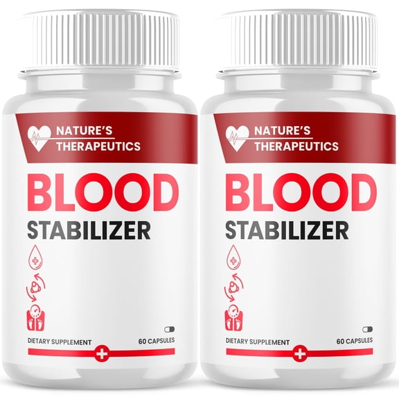 Nature's Therapeutics Blood Stabilizer Support Pills Advanced Formula Vitamin Supplement 120 Capsules