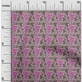thumbnail image 2 of oneOone Cotton Silk Fuschia Pink Fabric Tropical Leaf Sewing Craft Projects Fabric Prints By Yard 42 Inch Wide, 2 of 4