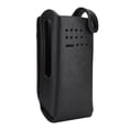 thumbnail image 3 of Funda dura de cuero PU con clip trasero/correa de nailon para el walkie talkie Motorola GP328D, 3 of 8