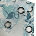 thumbnail image 4 of Ambesonne Grommet Curtain, , 50"x120", Dark Teal Dark Seafoam, 4 of 5