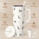 thumbnail image 2 of Taza para beber SANDJEST de acero inoxidable con asa de acero inoxidable de 40 oz, 2 of 8