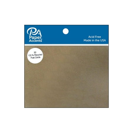 Brown Postcard - Post Cards 4.25x5.5 Blank 50pc Brown Bag