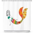 thumbnail image 1 of Shower Curtains 70" x 73" from DiaNoche Designs by Marci Cheary - Long Mermaid, 1 of 1