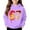 Purple, variant on 67 Hoodie for Boys Girls Funny Six Seven Meme Design 6 7 Ice Cream Graphic Hoodies Long Sleeve Casual Sweatshirt