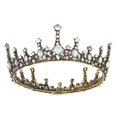 thumbnail image 2 of a refined and engaging product description based on your input:\n\n \n\n**1pc Baroque Wedding Crown Headdress – Elegant Bridal Tiara Hair Accessory for, 2 of 3