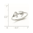 thumbnail image 3 of Sterling Silver Polished Anchor Ring, 3 of 3