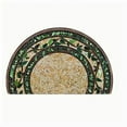 thumbnail image 5 of Boho Mandala Rubber Backing Entryway Doormat, Semicircular, Non-Slip, Easy Clean, Absorbent, 5 of 5