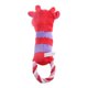 thumbnail image 2 of Juguete para masticar para la dentición de perros, cuerda de algodón para cachorros, juguete de peluche con sonido chirriante, herramienta de entrenamiento para hacer ejercicio, 2 of 8