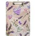 thumbnail image 2 of FMSHPON Lavender Flowers Clipboard Hardboard Wood Nursing Clip Board and Pull for Standard A4 Letter 13x9 inches, 2 of 8