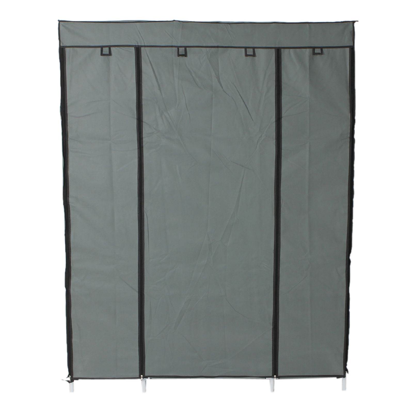5-Layer 12-Compartment Non-woven Fabric Wardrobe Portable Closet Navy (133x46x170cm)