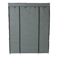 thumbnail image 3 of 5-Layer 12-Compartment Non-woven Fabric Wardrobe Portable Closet Navy (133x46x170cm), 3 of 14