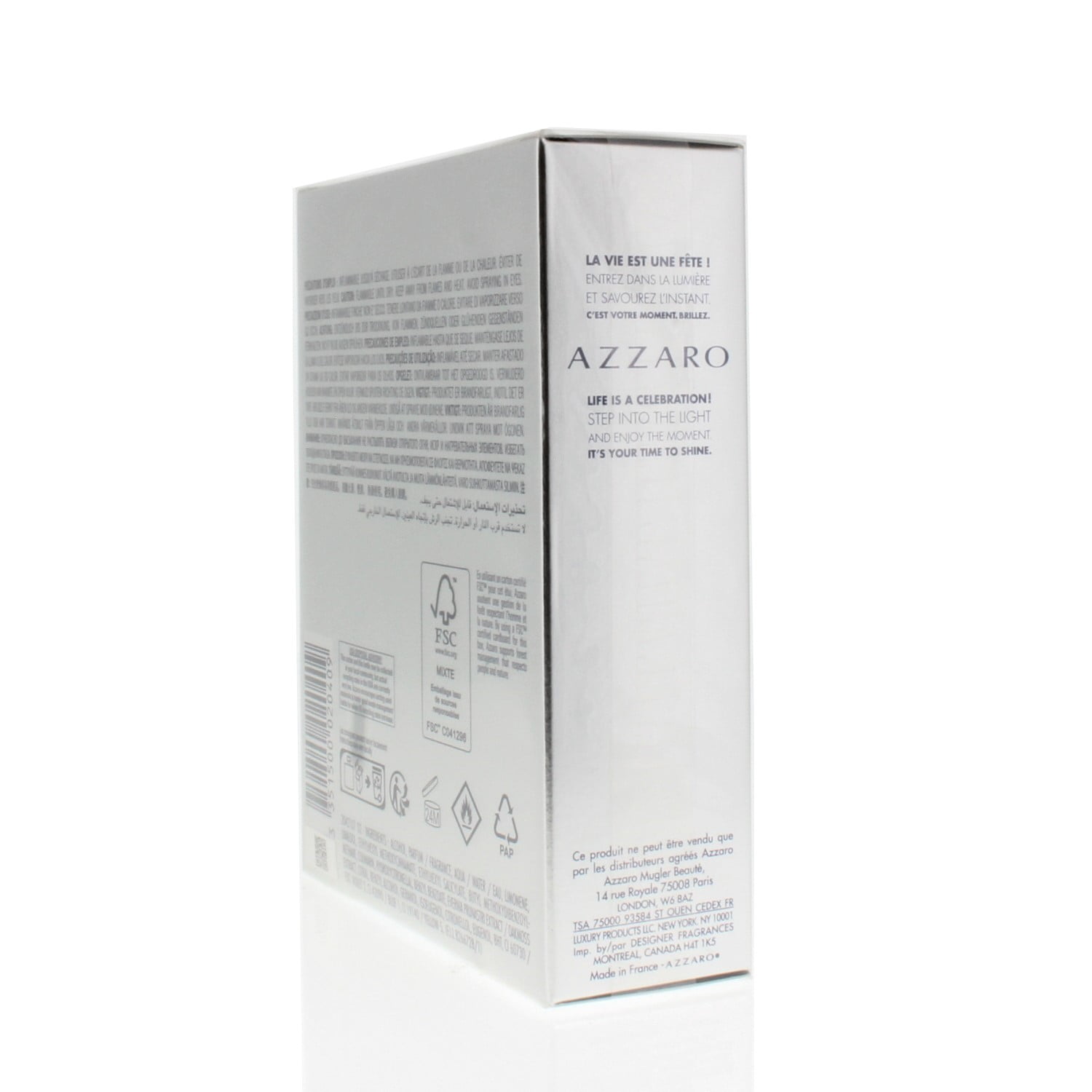 Azzaro Chrome Fragrance Perfume, Eau De Toilette Cologne for