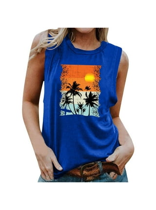 Waldeal Mens Casual Palm Tree Sleeveless Beach Tank Tops Cool Fitness Shirt  Size S-3XL : : Clothing, Shoes & Accessories