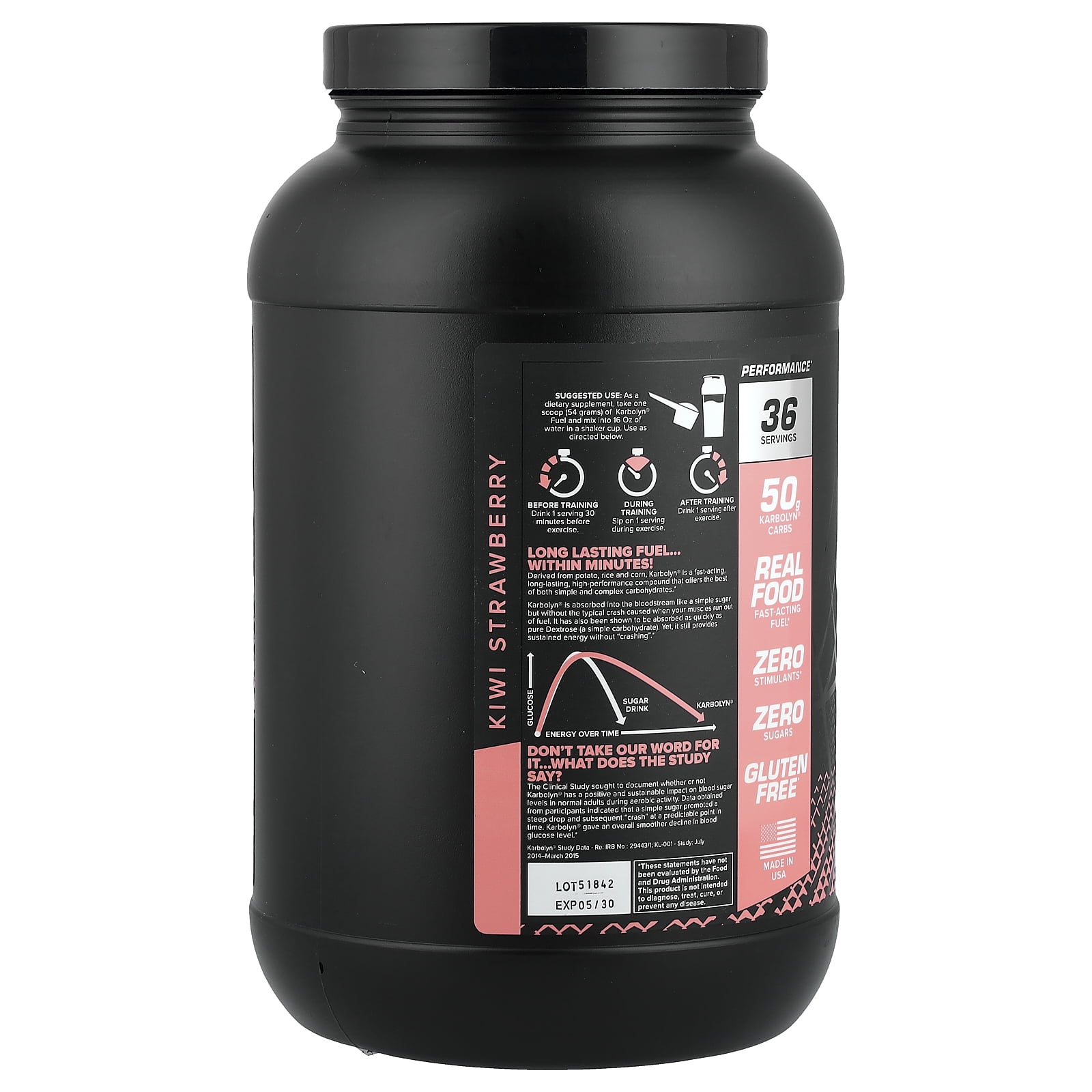 EFX Sports Karbolyn Kiwi Strawberry - Gluten Free, Performance