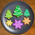 thumbnail image 5 of Christmas Cookie Cutter Set 18 Piece Gingerbread Man Snowflake Tree Heart Star Angel Shapes for Holiday Winter Baking, 5 of 8