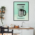 thumbnail image 3 of Stupell Industries Eclectic Disco Coffee Maker over Green Black Framed Giclee Art, 24 x 30, by LISH Creative, 3 of 8