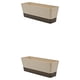 thumbnail image 3 of Monstrate Maceta universal para espacios pequeños y varias plantas, maceta suculenta, maceta, flores para interior y exterior, marrón claro S Marrón claro S 2piezas, 3 of 6