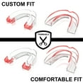 thumbnail image 4 of Small Mouth Guard for Women – Comfortable, Custom Fit, Non-Bulky, Moldable – (4) Teeth Grinding Guards & Case – Perfect Mouthguard for a Woman, Size – Small, 4 of 13