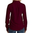 thumbnail image 6 of Weardear Womens Smooth Wrinkle-Free Button Down Shirts Solid Long Sleeve Office Work Dress Tops, 6 of 6