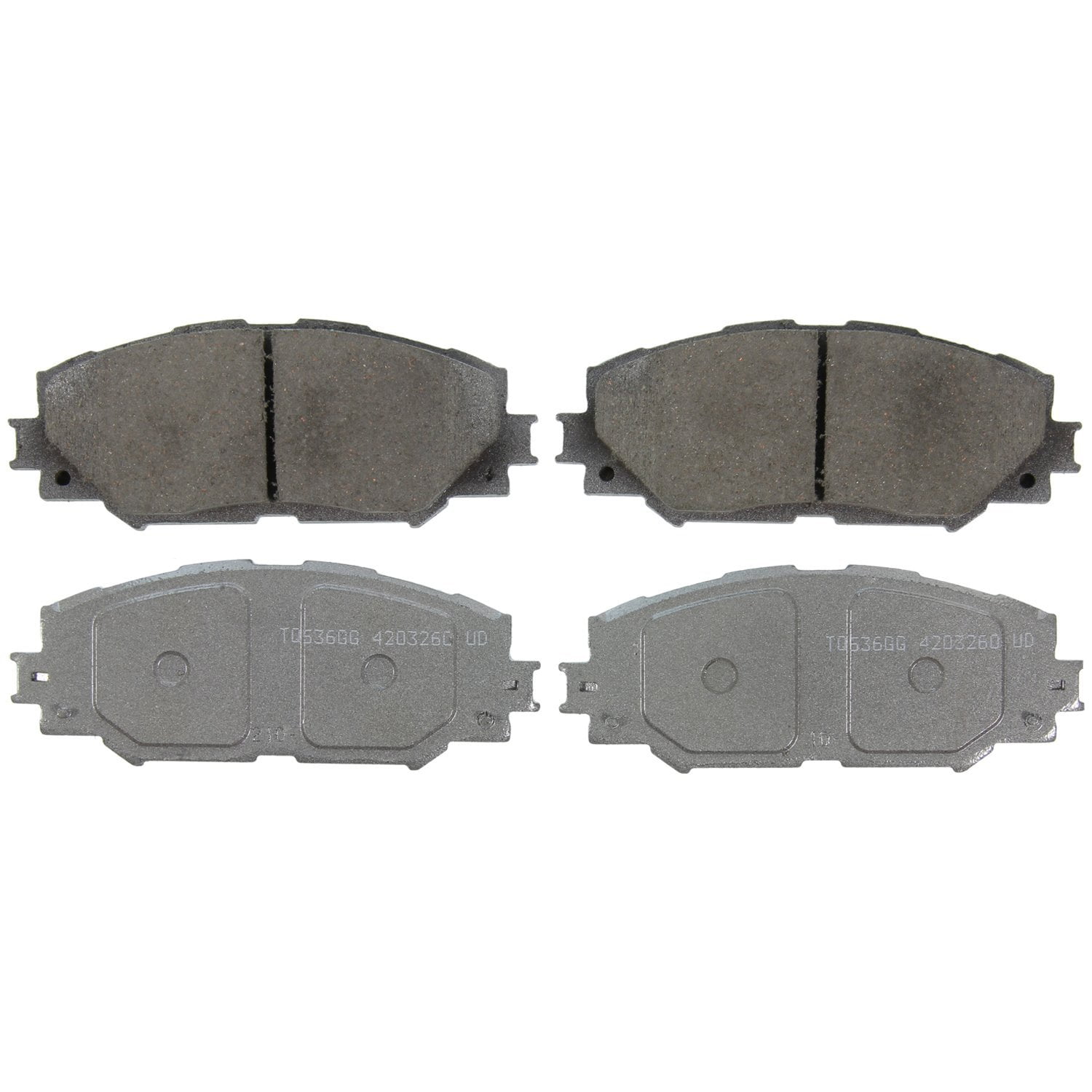 Disc Brake Pad Set-ThermoQuiet Disc Brake Pad Front Wagner QC799