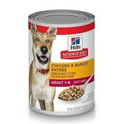 Hill's Science Diet Adult Chicken and Barley Chunks Wet Dog Food, 1 Can, 13 oz.