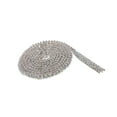 thumbnail image 1 of Xingzhi 1 Yard Rhinestone Close Chain Trim for Jewelry Craft Silver Coloured Diamond, 1 of 9