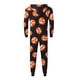 thumbnail image 4 of Family Halloween Pjs Matching Sets Halloween Print Long Sleeve Zippered One Piece Pajama Hooded Jumpsuit Winter Halloween Pjs Family Set, 4 of 4