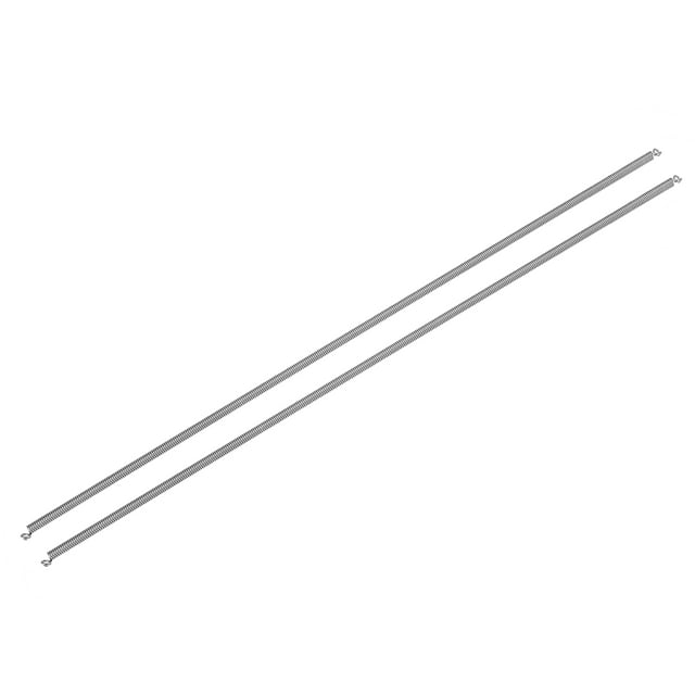 Uxcell 2 Pack Ressorts d'Extension 0.8x4x300mm, Ressort de Compression en Acier Inoxydable 304 avec Double Crochet pour Réparations Industrielles Maison Argent