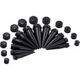thumbnail image 5 of Kit de 24 piezas de calibres grandes, estiramiento de orejas, 00g-20mm, tapones cónicos acrílicos, túneles, Kits de perforación JFHHH pequeña, 5 of 5
