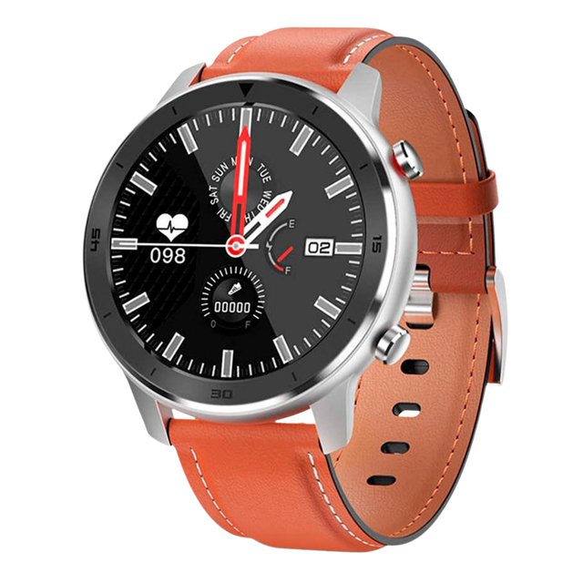 Smartwatch Petukita Box con Correa de Vinipiel Naranja DT78