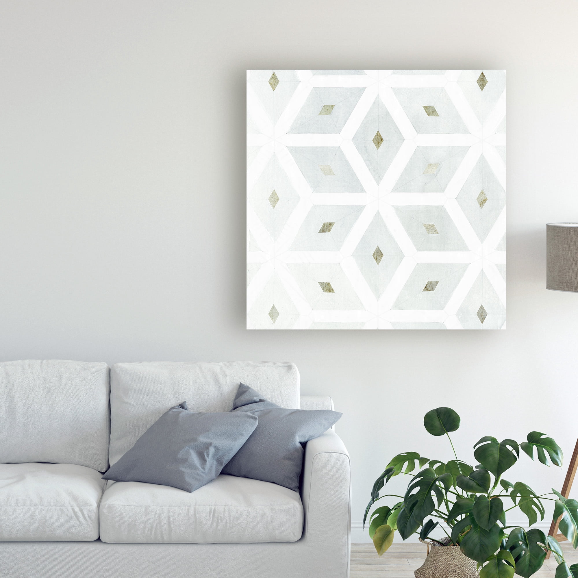 Trademark Fine Art 'Sea glass Tiles I' Canvas Art by Victoria Borges