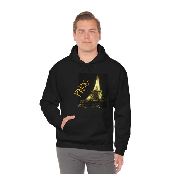 Eiffel Tower, Paris - Unisex Heavy Blend Hooded Sweatshirt
